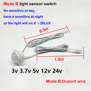 Detector de detección de movimiento PIR, temporizador, detección inteligente ajustable, tira de luz LED, sensor de movimiento, luces led - Product Image 5