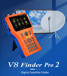 欧盟美国英国插头DVB-S2型V8专业数字卫星电视碟形仪表探测器