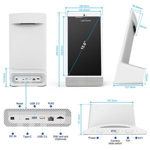 Digitale menu-display voor aanrechtblad, 15,6 inch, Android 14 touchscreen, 4+64 GB, 10000 mAh batterij, optionele camera voor detailhandel & restaurants - Product Image 5