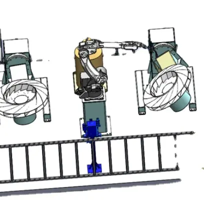 Automatica di saldatura ad arco di robot workstation uso recinzione saldatura robot, da manuale per robot di saldatura