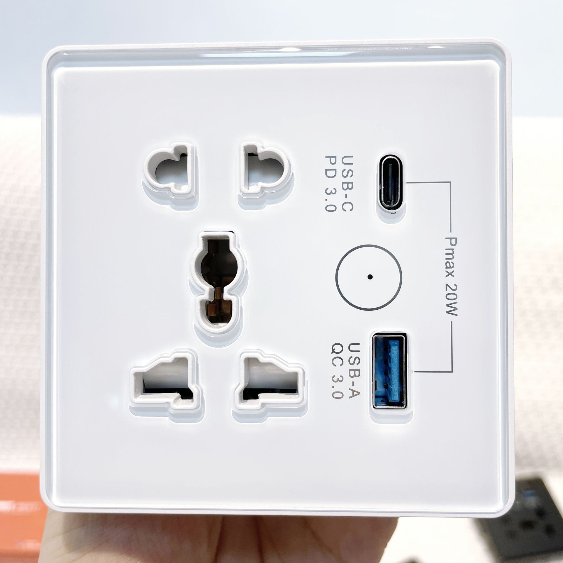 White USB+Type C