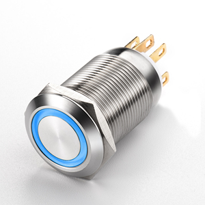 สวิตช์ปุ่มกดสแตนเลสอะลูมิเนียม IP65 10A 1NO/1NC สำหรับลิฟต์ ระบบการแพทย์ แผงควบคุมระบบรักษาความปลอดภัย - Product Image 2