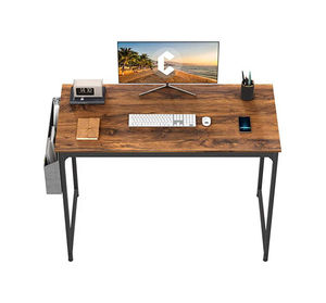 Metal Frame and Wood Study Table for School Student With Simple Home Writing Wooden Adjustable <strong>Computer</strong> Desk - Product Image 5