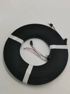 16.4ft 5M adresli RGB LED Neon ip ışık 8W 12V IP65 IP67 su geçirmez cephe aydınlatması açık esnek RGB Neon şerit işık - Product Image 5