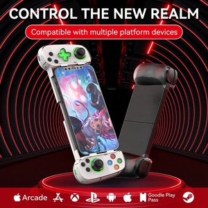 電話ゲームコントローラーゲームパッドD7ワイヤレスストレッチゲームゲームパッドコントローラーモバイルジョイスティック用AndroidIOSクラウドゲーム用
