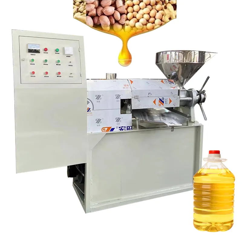 300-350 Kg/h Cold Press Oil Machine Screw Peanut Sesame Oil Press Equipment Stainless Steel Coconut Oil Making Machine Provided