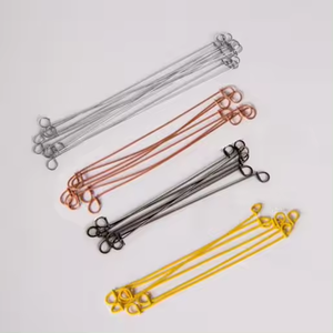 漂亮的彩色双环扎线聚氯乙烯涂层单/双环钢筋扎线 - Product Image 6