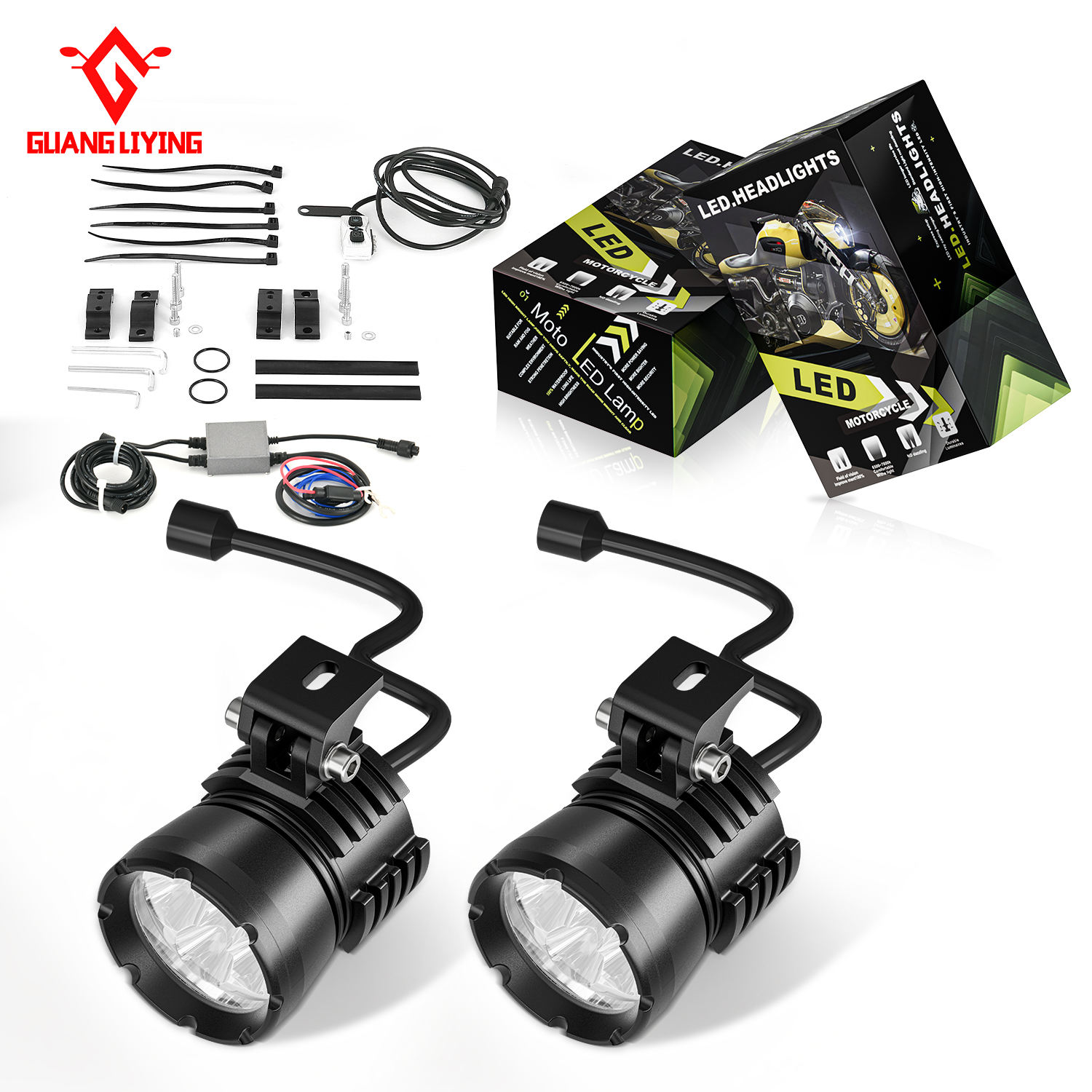 MOTO-6LED-LAMP/WH-Set