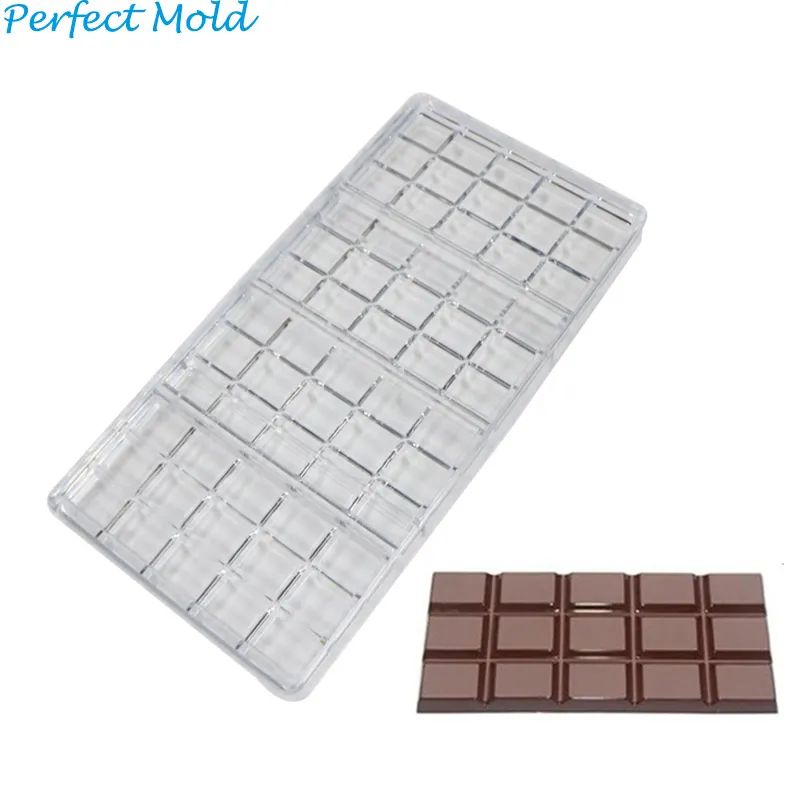 Plastic chocolate bar mould Custom chocolate mold