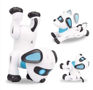Yeni varış çocuklar ses kontrol programlama dublör Pet köpek Robot oyuncaklar akıllı yürüyüş biyonik robotik köpek müzik ile - Product Image 1
