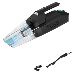 ハンドル付きデジタルメーター真空ドライウェット12DV 4-in-1カー掃除機パワフルサイクロン吸引 - Product Image 1