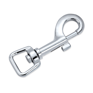 3/4&quot;*3&quot; Good Design Self-Locking Metal Snap <strong>Spring</strong> <strong>Hook</strong> Clips Dual <strong>Spring</strong> <strong>Wire</strong> Gate Snap <strong>Hooks</strong> D-Ring Snap <strong>Spring</strong> <strong>Hook</strong> - Product Image 2