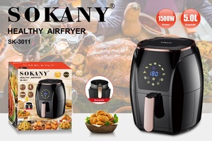 Sokany Electric Deep Fryer Air Fryer <strong>Timer</strong> <strong>Temperature</strong> <strong>Control</strong> Power Household Healthy Kitchen Cooking Tools - Product Image 5