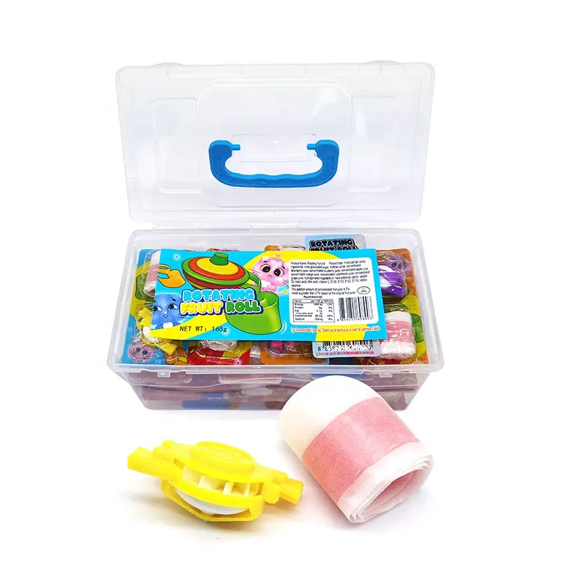Trung quốc kẹo Đồ chơi bán buôn giá thấp nhựa quay Top đồ chơi và Gummy kẹo cuộn cho trẻ em