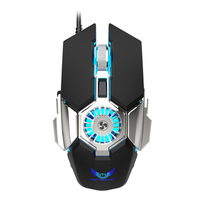 Werkseitige RGB-leuchtende 3D-Computermaus Modernes Design Laser-Tracking-USB, verbunden mit einer Makro programmierung für Spiele - Product Image 1
