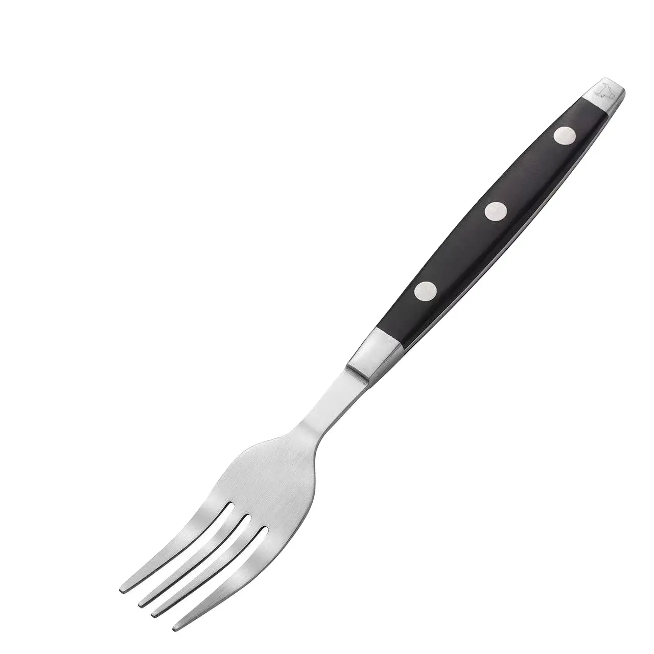 Best seller in acciaio inox con manico in Pom seghettato forchetta per bistecca Set di coltelli da cucina in metallo per cucinare