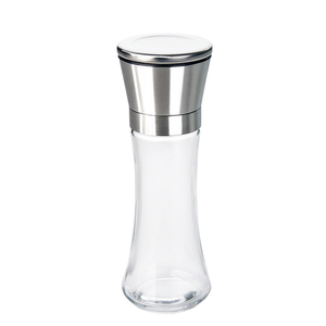 Gıda sınıfı mutfak paslanmaz çelik manuel tuz ve karabiber öğütücüler cam değirmeni 180ml 200 <span class=keywords><strong>220</strong></span>