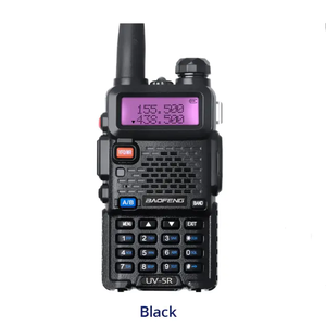 Baofeng-Transceptor de radio FM, radio bidireccional, remoto, con un walkie-talkie UHF/VHF de larga distancia de 5W, es un práctico transceptor FM - Product Image 1