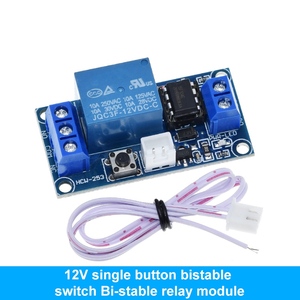 5V 12V Bistabiler Schalter mit einem Knopf Bistabiles Relais modul Auto-Modifikation schalter Ein-Knopf-Start-Stopp-Selbstkontrolle für Arduino - Product Image 6
