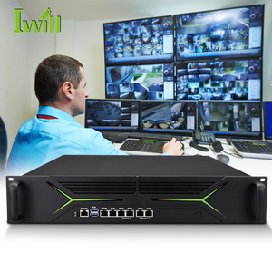 Professional Design 2U Tel 12th I3 I5 I7 <strong>Network</strong> Server DDR4 6Lan PCIE X8 2USB3.0 <strong>Network</strong> Security Rack PC in Stock - Product Image 1