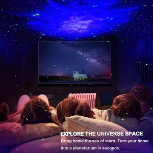 Yıldız projektör Galaxy gece işık astronot uzay projektör yıldızlı bulutsusu tavan LED lambası zamanlayıcı ve uzaktan ile çocuk odası için - Product Image 6