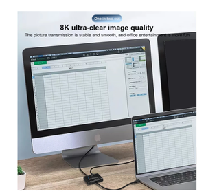 New <strong>KVM</strong> USB C Two-way <strong>Switch</strong> 1x2/2x1 USB <strong>3</strong>.<strong>1</strong> Spliter Data Video Switcher 8K PD 100W for PC Monitor Mobile Phone Multi-source