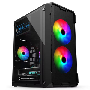 I3 8100เกมแบบเต็มรูปแบบราคาถูกชุดคอมพิวเตอร์ตั้งโต๊ะอุปกรณ์สร้างคอมพิวเตอร์เดสก์ท็อปเกมเมอร์พีซีแบบกำหนดเอง - Product Image 1