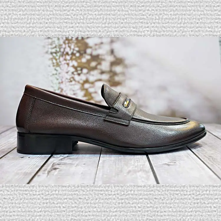 Nieuwe Stijlvolle Casual Loafers Handgemaakte Herfst Koe Lederen Fabrikanten Jurk Schoenen Voor Mannen