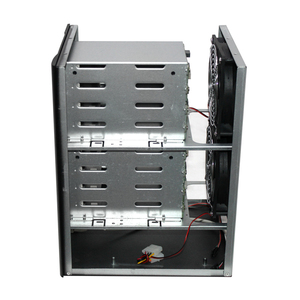 Caja de servidor IPFS Mini ITX NAS al por mayor con 8 bahías intercambiables en caliente aleación de aluminio y plástico ATX factor de forma ventilador almacenamiento de datos de respaldo - Product Image 6
