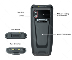 <strong>PDA</strong> <strong>Scanner</strong> 5.99 Inch Wireless 2d Barcode <strong>Scanner</strong> <strong>Android</strong> <strong>Qr</strong> <strong>Code</strong> Reader Handheld - Product Image 5