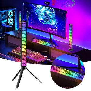 Akıllı App müzik ritim işık RGB müzik ses araba LED masaüstü atmosfer 3D ses aktif pikap ritim işık - Product Image 3