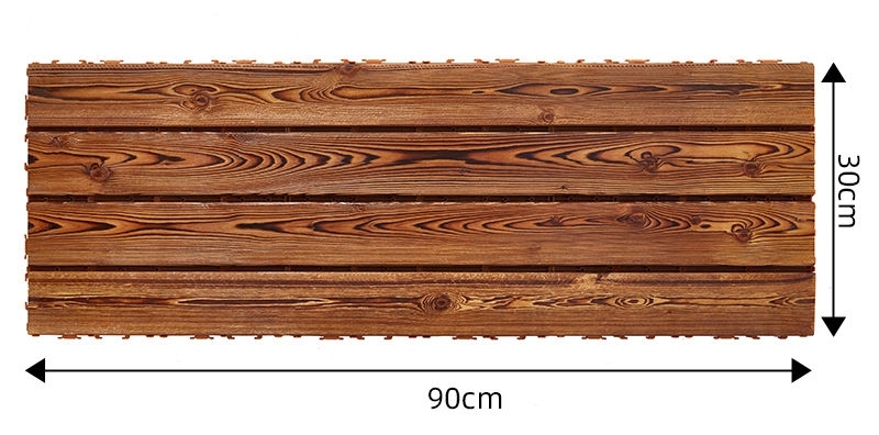 Regular tree knot 30*90 - Varnish (Yellow base)