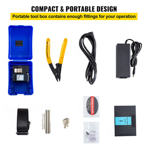 DVP-740 FTTH ARC Fibre Optic Cable Splicing Machine Kit FSM-<strong>60s</strong> Automatic Optical Fiber <strong>Fusion</strong> <strong>Splicer</strong>