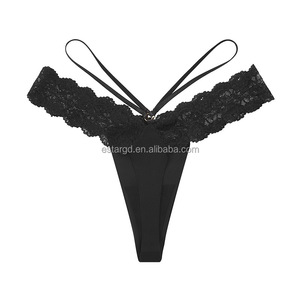 2025 Mulheres Sexy Underwear Lace Preto Tangas Transparente para Meninas Das Senhoras <span class=keywords><strong>V</strong></span>-forma Calcinha e Malha <span class=keywords><strong>g</strong></span> Biquíni Corda