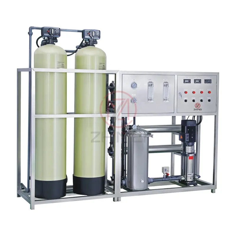 ماكينة معالجة مياه بكفاءة 500 لتر من مرحلة واحدة بالتناضح العكسي: نظام معالجة مياه RO عالي الأداء