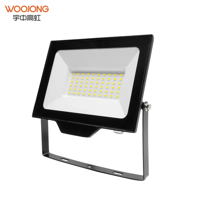 Wojong LED iluminação fábrica novo produto projetor de luz de inundação ao ar livre usando ip65 50/70/100w com alta qualidade