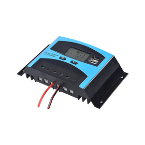 Controlador de carga Solar 40A PWM, regulador de batería 12V 24V DC para sistema de energía Solar doméstico - Product Image 4