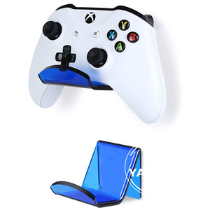 Factory <strong>Custom</strong> Wall Mount Blue Game <strong>Controller</strong> Acrylic Holder Modern <strong>Controller</strong> Display Holder With Cable Clips - Product Image 4