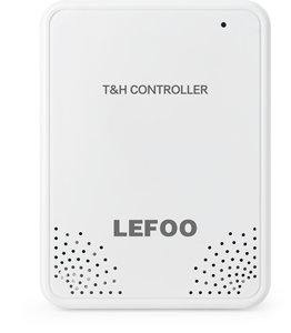 LEFOO CE ROHS certificado pantalla LCD controlador de temperatura y humedad sensor transmisor con función de relé y alarma - Product Image 4