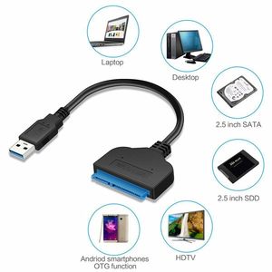 USB 3.0至2.5 SATA 3硬盘22针适配器电缆UASP转换器用于SSD HDD - Product Image 5
