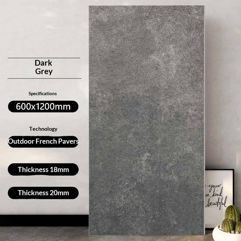 French brick-dark gray-600x1200x18mm