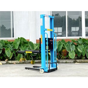 Carretilla elevadora hidráulica de elevación y manejo semieléctrica de carga y descarga automática de 1 tonelada - Product Image 3