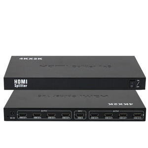 SY 4K * 2k 1x8 1 en 8 salidas 4K divisor HDMI, versión 1,4, embalaje de caja de color de carcasa de hierro