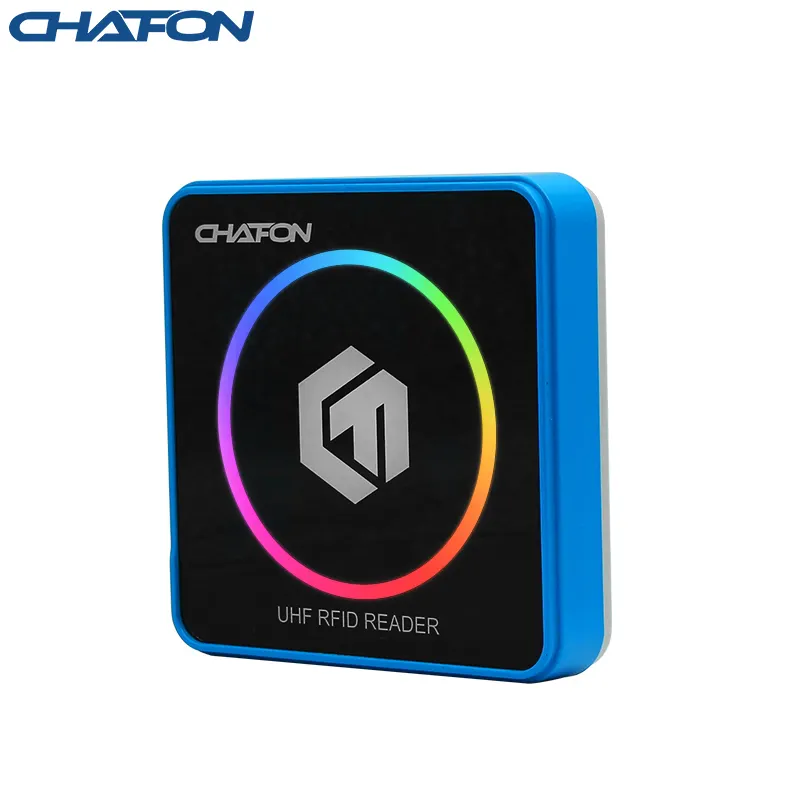 Chacon-interfaz USB RS232, lector escritor rfid de largo alcance, 860 ~ 960 mhz, ISO18000-6C, UHF, 1m