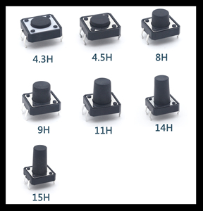 Mini Push Button Switch 6 × 6 12 × 12 Waterproof Tact Switch