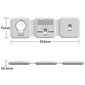 Innovative Design Foldable Wireless Charger <strong>Small</strong> Size Easy and Fast Charging for iPhone &amp; Aripods &amp; <strong>Apple</strong> Watch 1-8 Generation - Product Image 2