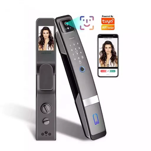 Kamera Tuya App ile 3D yüz tanıma otomatik akıllı kapı kilidi akıllı anahtarsız parmak izi kilidi uzaktan kilidini - Product Image 6