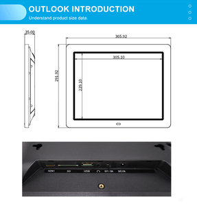 <strong>Open</strong> <strong>Frame</strong> 15'' 4:3 Universal Digital Photo Foto Picture <strong>Frame</strong> and Printing Ir Remote Control With Speaker - Product Image 6