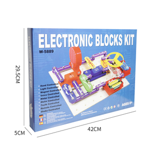 STEM Programa de bloques de construcción Kit electrónico Juguete Niños mayores de 5 años Física Ciencia Educativa - Product Image 5