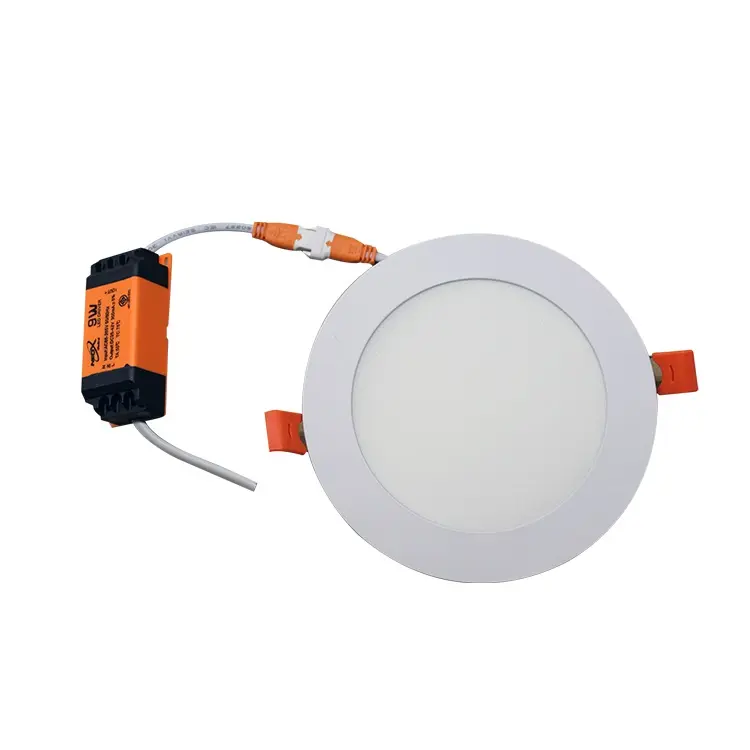 Alta lumen incasso rotonda luce di soffitto ha condotto la luce di pannello 3 w 6 w 9 w 12 w 18 w 24 w